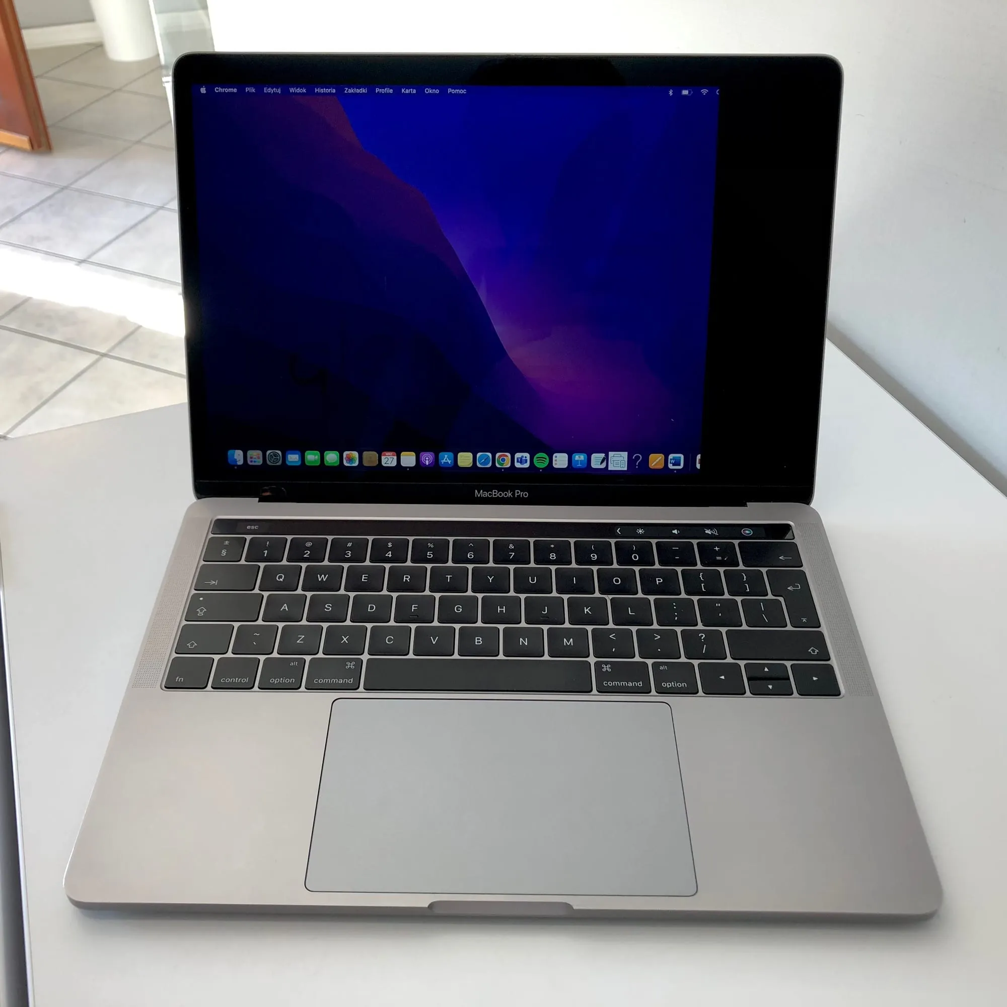 MacBook Pro po wymianie panelu matrycy